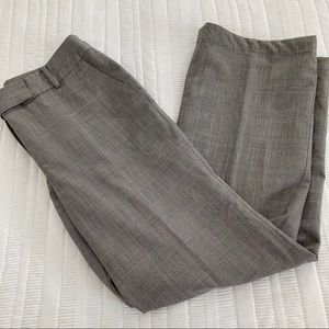 Ann Taylor Herringbone Plaid Petite Trousers
